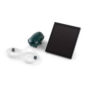 Waldbeck Oxygenius napelemes tó levegőztető, oxigénpumpa, 2 x 100 l/óra, éjszakai-nappali rezsim, akkumulátor kép