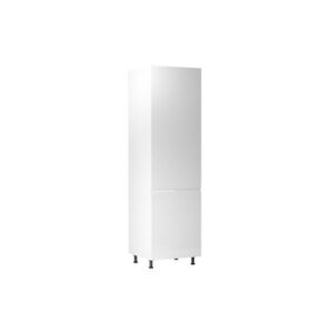 Aspen D60ZL - alsó 600-as hűtőszekrény beépítés jobbos fényes fehér konyha kép