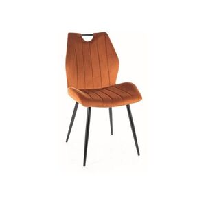 Arco Velvet étkező szék fekete láb/ fahéj 4215 kép