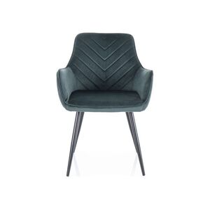 Fig Velvet étkező szék fekete láb/ zöld Bluvel 78 kép