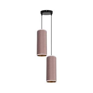 HEXE Avalo függeszték 2xE27/60W/230V, 20 cm, rózsaszín/fémes réz 0118 kép