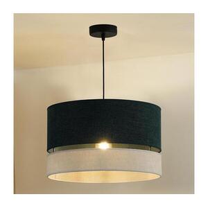 - Csillár zsinóron DOUBLE 1xE27/15W/230V átm. 40 cm zöld/szürke 603621 kép