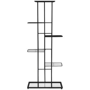 RUHHY 26040 Virágállvány, 106×41×22 cm, fekete kép