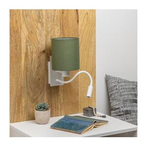 BRILAGI - LED Fali lámpa NUBILA 1xE27/25W/230V + LED/3W fehér/zöld BG1559+BG1576 kép