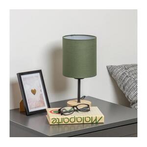 BRILAGI - Asztali lámpa NUBILA WOOD 1xE27/25W/230V tölgy/zöld BG1567+BG1576 kép