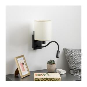 BRILAGI - LED Fali lámpa NUBILA 1xE27/25W/230V + LED/3W fekete/krémes BG1558+BG1585 kép