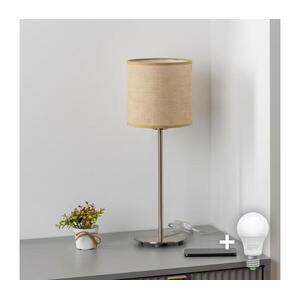 BRILAGI - LED asztali lámpa NUBILA 1xE27/60W/230V világosbarna EG32512+BG1584 kép