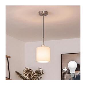 BRILAGI - NUBILA LED kábeles függeszték 1xE27/60W/230V, átm. 14 cm, fekete/krém EG32517+BG1585 kép