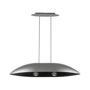 Csillár zsinóron GONDOLA 2xE27/60W/230V ezüst/fekete 40643 kép