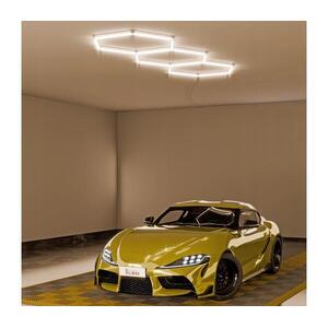 SmartLED LED mennyezeti lámpatest HEXAGON LED/128W/85-265V 4000K 248x97 cm CRI 90 IP54 fehér 5432 kép