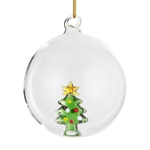 HANG ON üveg karácsonyfadísz Ø 9cm , karácsonyfa kép