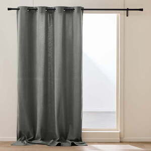 Antracitszürke kordbársony termo függöny 140x260 cm Madison – douceur d'intérieur kép