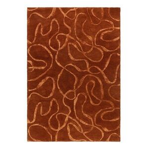Téglavörös kézi szövésű gyapjúkeverék szőnyeg 120x170 cm Varri – MADE kép