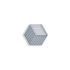 Hexagon szürkéskék szilikonos edényalátét - Zone kép
