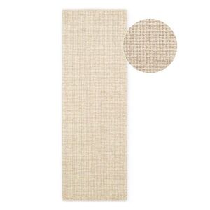 Natúr színű gyapjú futószőnyeg 80x250 cm Eloise – Hanse Home kép