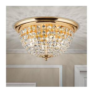 Orion DLU 1840/47-Kristály mennyezeti lámpa PLAFOND 6xE27/40W/230V átm. 47 cm arany DLU 1840/47 gold kép