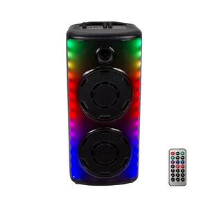 LED RGB Újratölthető hangszóró mikrofonnal 600W/2400 mAh 7677 kép