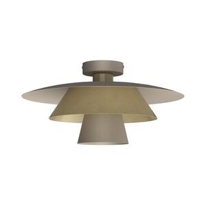 Mennyezeti lámpa PLATO 1xE27/15W/230V Ø 38 cm, bézs/arany 4500 kép