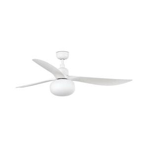 FARO Barcelona FARO 34363WT-11L-Mennyezeti látor OUTWOOD L 1xE27/15W/230V fehér átm. 150 cm WT IP44 + távirányító 34363T+3L019 kép