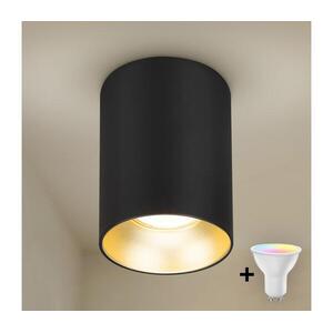 BRILAGI - LED RGBW dimmelhető spotlámpa TRINE 1xGU10/4, 8W/230V fekete/arany BG1004+AI2382 kép