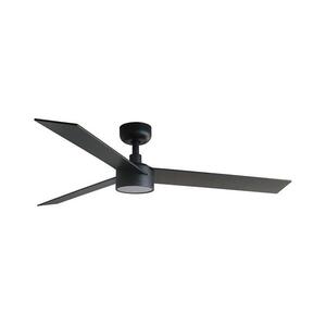 FARO Barcelona FARO 34298WT1S-LED Fényerőszabályzós látor RUDDER L 18W/230V CCT (állítható színhőmérséklet), átmérő 132 cm, barna/fekete WT + távirányító 34298WT1S-D kép
