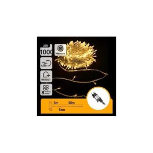 B.V. - LED kültéri karácsonyi fényfüzér 1000xLED/6W/230V 50m IP44 meleg fehér B10303ABMB kép