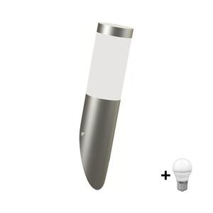 BRILAGI - LED kültéri fali lámpa ELIA 1xE27/7W/230V 4000K IP44 króm BG5743+BG0216 kép