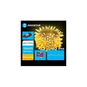 B.V. - LED Karácsonyi kültéri lánc 150xLED/8 funkció 18m IP44 meleg fehér B10303JG8 kép