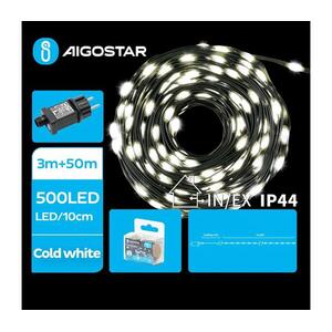 B.V. - LED kültéri fényfüzér 500 LED/8 funkció 53 m IP44 hideg fehér B103031S0 kép
