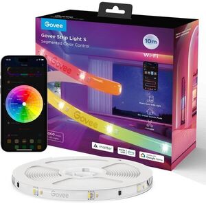 Govee WiFi RGBICW Smart PRO, 10 m, MATTER, extra tartós kép