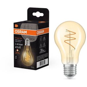 OSRAM LED izzó, aranyszínű, E27, 4, 9 W, VINTAGE CLASSIC A, meleg fehér kép