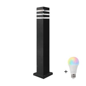 LED RGBW, fényerőszabályozható kültéri lámpa TEKSAS, 1x E27/12W/230V, 74 cm, IP44, antracit SA1551+AI0819 kép
