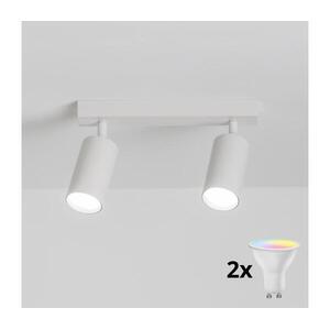 BRILAGI - LED RGBW fényerőszabályozható spotlámpa SELE 2xGU10/4, 8W/230V fehér BG0806+2xAI2382 kép