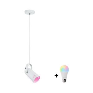 Paulmann 79767 - LED RGBW 1xE27/12W Kábeles függeszték LAVEA 230V fehér W4786+AI0819 kép