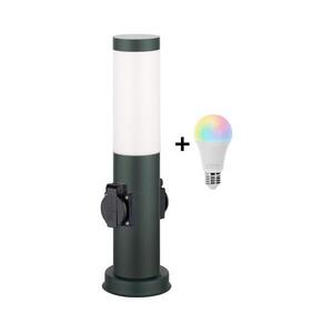 Brilagi - LED RGBW Ven lámpa, 2 foglalattal, 1xE27/12W/230V, 40 cm, IP44, antracit színű BG3942+AI0819 kép