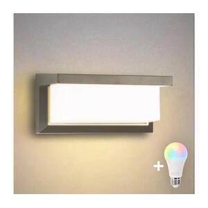 BRILAGI - LED RGBW kültéri fali lámpa BRICKY 1xE27/12W/230V szürke IP54 BG1696+AI0819 kép