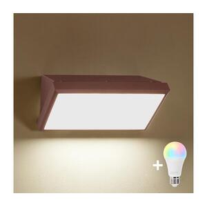 BRILAGI - LED RGBW kültéri fali lámpa TRIANGLE 1xE27/12W/230V barna IP65 BG3094+AI0819 kép