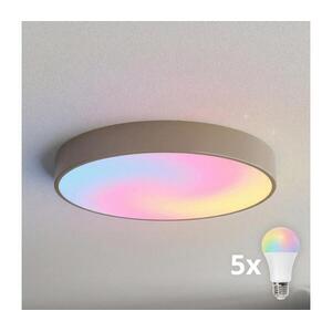 BRILAGI - LED RGBW Dimmelhető mennyezeti lámpatest CLARE 5xE27/12W/230V bézs BG1598+5xAI0819 kép