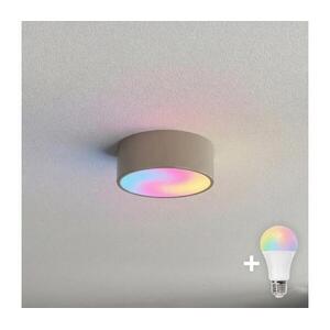 BRILAGI - LED RGBW fényerőszabályozható mennyezeti lámpatest CLARE 1xE27/12W/230V bézs BG1592+AI0819 kép