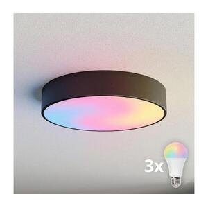 BRILAGI - LED RGBW dimmelhető mennyezeti lámpa CLARE 3xE27/12W/230V fekete BG0570+3xAI0819 kép