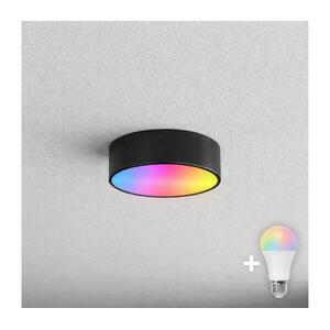 BRILAGI - LED RGBW dimmelhető fürdőszobai mennyezeti lámpatest CLARE 1xE27/12W/230V IP54 fekete BG0819+AI0819 kép
