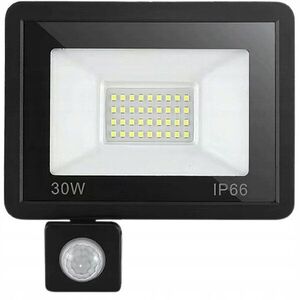Verk 12348 Halogén LED reflektor szürkület- és mozgásérzékelővel 30 W, 6000 K, IP66 kép
