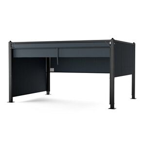 Blumfeldt Pantheon Cortina pavilon 3x4 m, időjárásálló, alumínium, porfestett, redőnyök kép