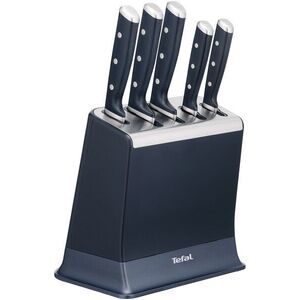 Tefal EverSharp K297S6 5 db-os késkészlet + tartóblokk beépített élezővel kép
