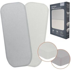 Lionelo Bamboo Sheet, Off White Grey, 80 × 42 cm kép