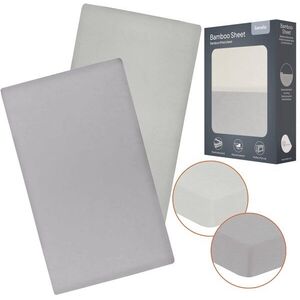 Lionelo Bamboo Sheet, Off White Grey, 118 × 60 cm kép