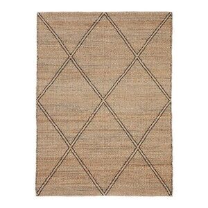 Natúr színű kézi szövésű juta szőnyeg 200x300 cm Vallalta – Kave Home kép