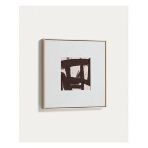 Kézzel festett keretezett-vászon kép 60x60 cm Arilan – Kave Home kép