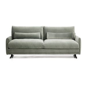 Zöld bársony kanapé 210 cm Veliro – Kave Home kép