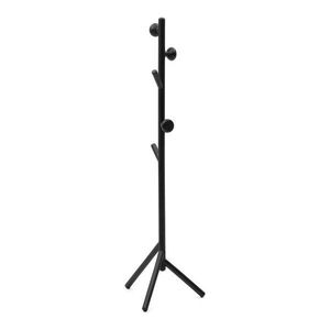 Fekete bükkfa fogas 46x170 cm Nadue – Kave Home kép